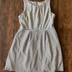 Merona  Black & White Striped Skater Dress Photo 2