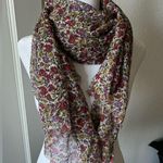 Flowery scarf Purple Photo 0