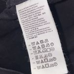 Calvin Klein Jeans L black denim faux leather trim Photo 6