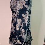 Champagne & Strawberry Floral Mini Dress size L Photo 2