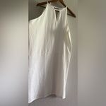 Maurice's NWT Woman White Sheer Keyhole Shift Dress XXL Plus Summer Lightweight Photo 2