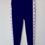 LuLaRoe  Black Queen Of Hearts Sweat Pants! Photo 0