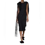 Dries Van Noten Dries Van Norten Black Cloqué Dress Size 34 NWT Photo 3