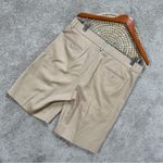 Ryan Roche Women’s 100% Wool Gabardine Tailored Boyshort High Rise in Camel 10 Photo 5