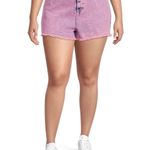 Madden NYC Shorts Size 5 Acid Wash Pink Cut Off Frayed Hem Photo 8