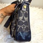 Coach y2k Denim Patent Leather Bleeker Crossbody Photo 4