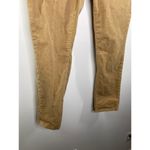 Lands' End Mid Rise Slim Tan Khaki Cotton Blend Corduroy Pants Women's Size 14 Photo 3