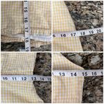 Lulus  Gingham Mini Dress S Butter Yellow Sweetheart Coquette Cottegecore Preppy Photo 5