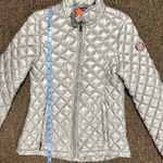 Madden Girl Silver Metallic Puffer Coat Size M Photo 10