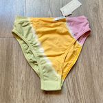 l*space L* French Cut High Waist Bikini Bottoms Size M NWT Photo 2