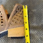 Jeffrey Campbell Tan Perforated Suede Block Heel Ankle Boots Size 8 Photo 12