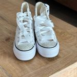 Converse Pearl & Rhinestones Embellished High-Top Sneakers Size 8 Wedding Bridal Photo 10