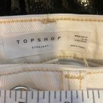 Topshop Straight White Ankle Denim Jeans Photo 4