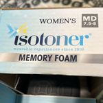 Isotoners Slippers Memory Foam Gray Indoor Outdoor Sole Womens 7.5-8 Photo 4