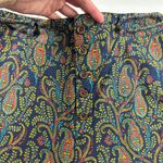 Sundance  Navy Printed Lightweight Cotton Wide Leg Lounge Pant S Photo 2