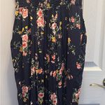 Old Navy  Navy Blue Floral Jumpsuit with Relaxed Silhouette | Size Medium Photo 1