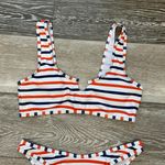 SheIn Swimwear Sz M Red White & Blue Bikini Set Top & Bottom Patriotic! Photo 2