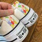 Converse Women’s kids White and cream canvas, classic all star Sneakers Photo 2