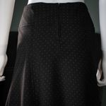 Joe Benbasset Black Polka Dot Mini Skirt with Buttons Size 3 Photo 4
