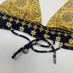 Juicy Couture  Size S Triangle Halter Swim Top Printed Multicolor Photo 1