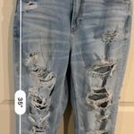 American Eagle Distressed blue  mom jeans Photo 4