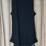 Guess Black Verena Sleeveless Mock Neck Ribbed Backless Bodysuit Size Large Photo 5