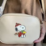 Coach Authentic Pebbled leather top zip Peanut Crossbody Photo 13