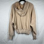 Aerie Tan Bow Embroidered Crop Hoodie Photo 6