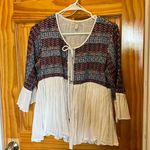 ZARA Embroidered Beaded Bolero Jacket size M Photo 0