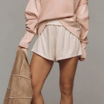 Anthropologie daily practice boxy hoodie peach pink size small Photo 0