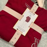 Victoria's Secret Victoria’s Secret bling long sleeve flannel shorts pajama set Medium New Photo 4