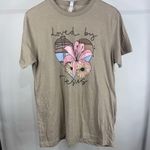 Loved by Jesus Womans Tshirt Size XL Tan Photo 1