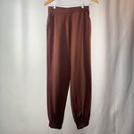 ZARA NWT‎  Serged Jogging Pants In Brown Size Small Photo 1