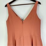 Azazie  Kori A-Line Ruched Chiffon Dress in‎ Mai Tai Size A12 Photo 7