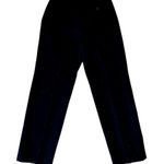 Ralph Lauren Vintage 80s Navy Blue Wool Pleated Lined High Waist Trousers Sz 12 Photo 3
