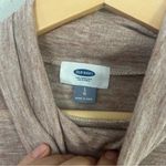 Old Navy 🦋 Light Brown Cream Turtleneck Top Lightweight Casual Neutral Blouse Photo 1