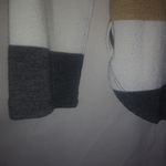 Liz Claiborne  S Knit Rugby Striped Sweater Top in Gold Gray Photo 1