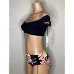 Robin Piccone New.  high waisted floral bikini. Medium. Retails $210. Photo 5