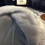 Madewell Skinny Skinny Jeans Distressed Ripped Knees High Rise Dark Wash 26" Photo 2