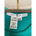 Max Studio  Empire Midi Dress Turquoise Teal Summer Spring Boho Buttery Soft Luxe Photo 3