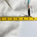 Farm Rio NWOT  White Stripe Short Puff Sleeve Linen Mini Dress Size XS Photo 12