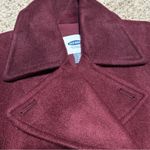 Old Navy Burgundy  Double Breasted Short Pea Coat Photo 2