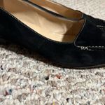 Manolo Blahnik  Suede Point Toe Loafer Black- Size 39 (9) Photo 3