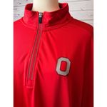 Ohio State Buckeyes Shirt OSU Size XL Extra Large Mens Quarter Zip Jacket NCAA Red Photo 3