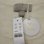 J.Crew NWT Ribbed Featherweight Cashmere T-shirt in Snow Solid Sweater L Photo 5