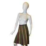 Vintage 1960s Pleated Striped A Photo 1