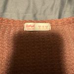 Romwe  Textured Knit Top in Rust Photo 2