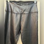 Shinestar  Shiny Black Ankle Leggings Women's Sz XS Photo 2