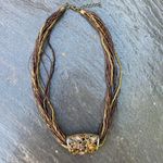 Anthropologie Beautiful vintage statement beaded necklace  Photo 3