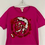 Diesel  Only The Brave Single Stitch Vintage T Shirt Women’s XL Pink Photo 1